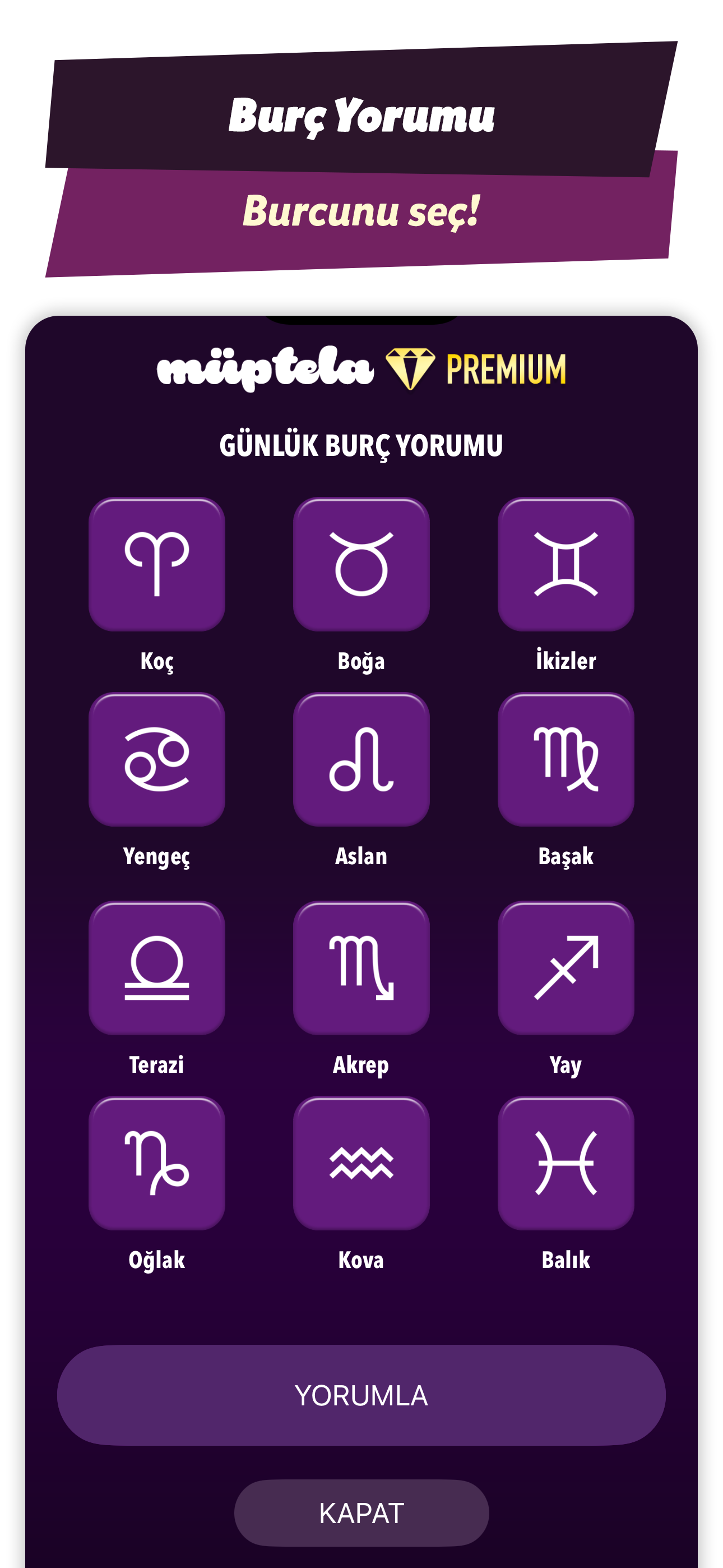 Müptela Günlük Burç Yorumları